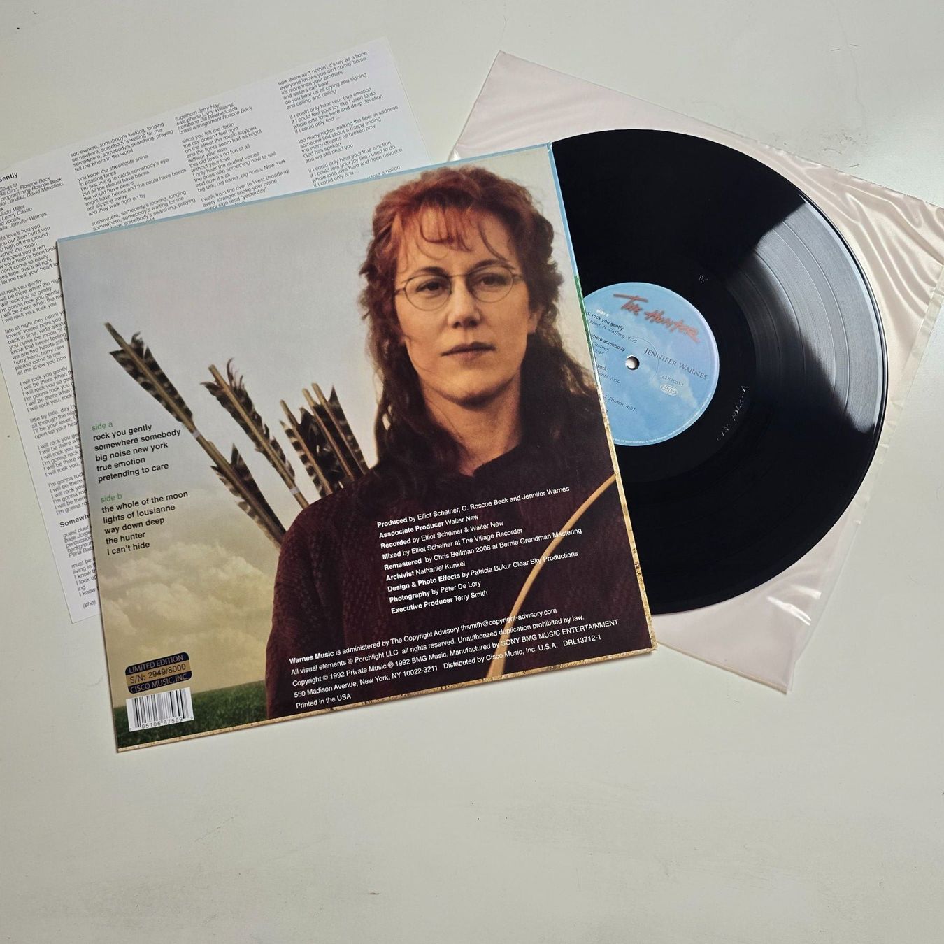 Dischi in vinile: Jennifer Warnes – The Hunter – Nuovo (secondo la descrizione) da Grafenried venduto da House-of-Oldies 1