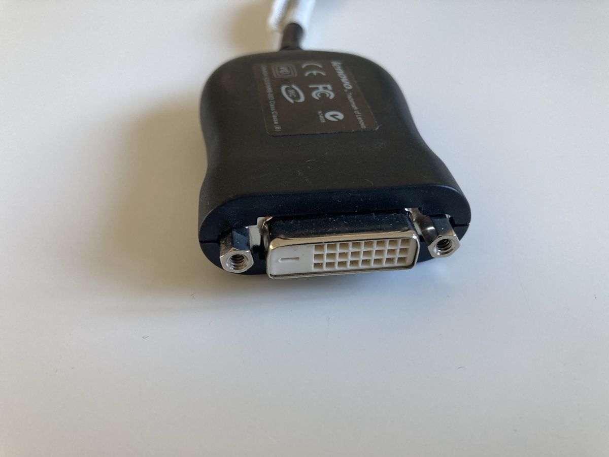 Lenovo Unità & Adattatore: Adaptateur Lenovo DisplayPort vers DVI-D – Usato da Biel/Bienne venduto da almercaa 1