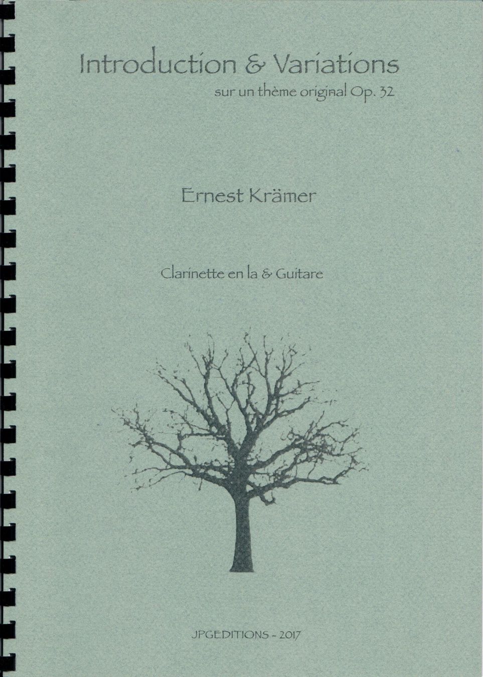 Libri: E. KRÄHMER – Introduction & Variations – Nuovo e nell'imballaggio originale da St-Blaise venduto da partita-ch