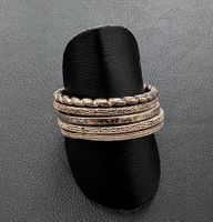 5er Ring Set 925 Silber