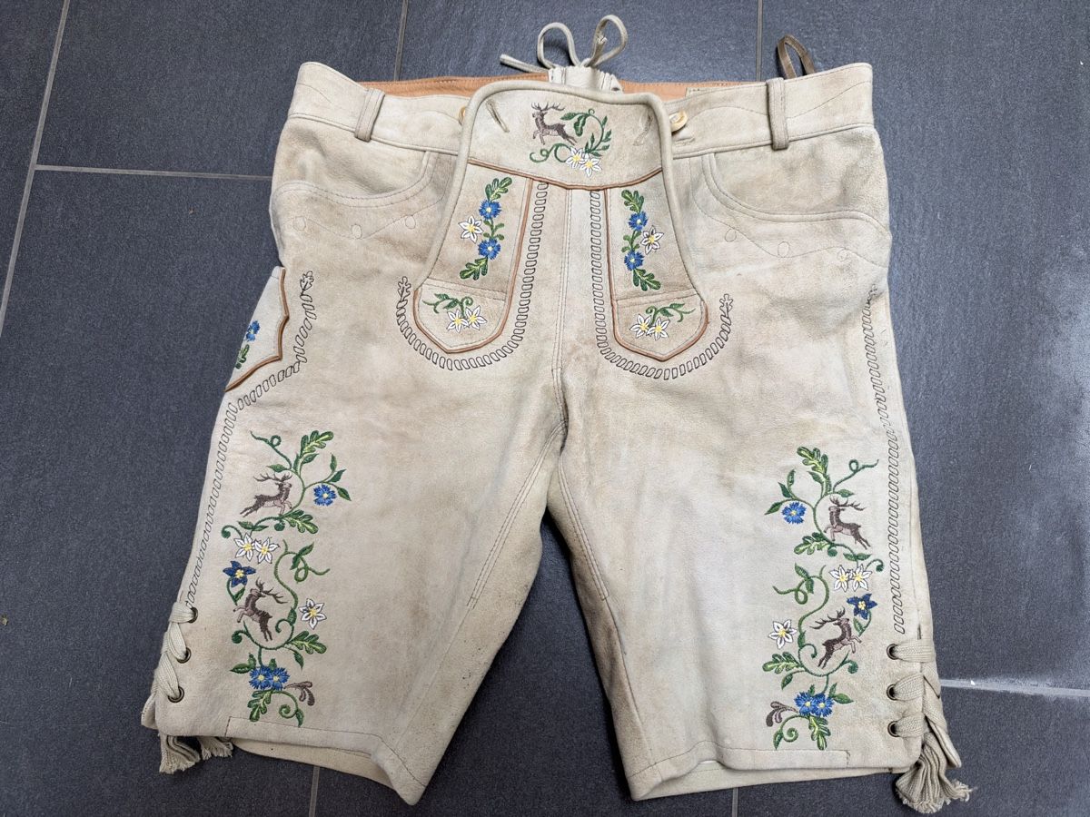 Kostüme: Krüger Lederhose gr. 50 beige – Gebraucht aus Birmensdorf ZH von Kjus-Hackett