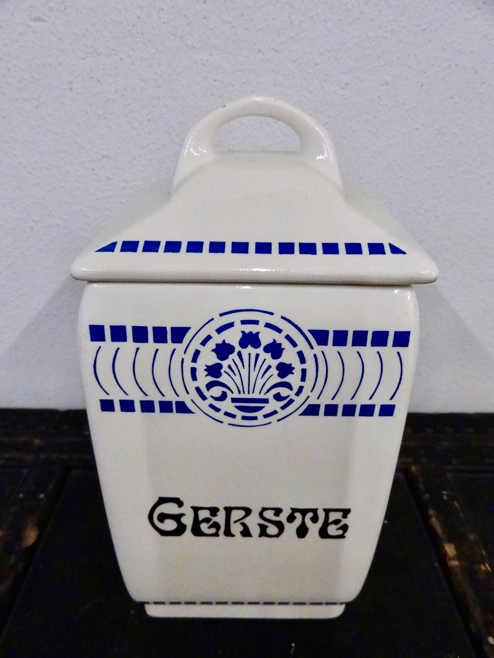 Behälter & Ähnliches: Vintage Vorratsdose GERSTE Dose Vorratsbehälter Keramik – Neu (gemäss Beschreibung) aus Kerzers von zimmergruen 1