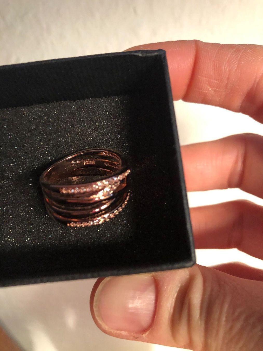 Ringe: Eleganter Rosagold/Silber Damenring – Neu (gemäss Beschreibung) aus Wald ZH von mlnt 2