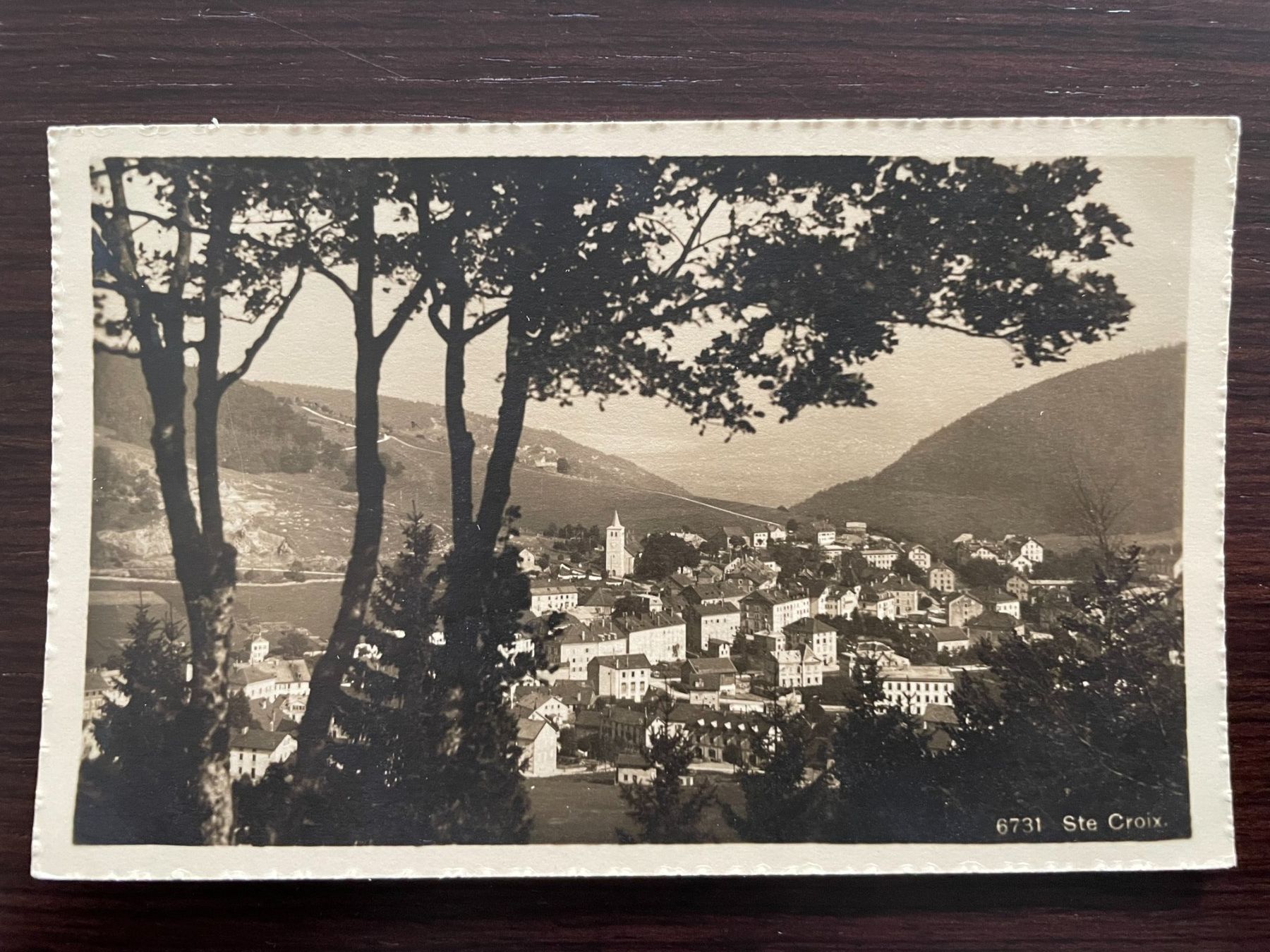 Ansichtskarten: SAINTE-CROIX / STE-CROIX Ortsansicht 1913 – Gebraucht aus Wald ZH von TLILEF