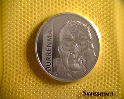 20 Fr. Gedenkmünze 2021 - Friedrich Dürrenmatt