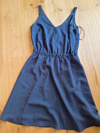 Elegantes Sommerkleid dunkelblau, Gr. 36