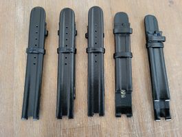 5 STK. RADO COUPOLE UHRENBÄNDER LEDER NEU LOT 7