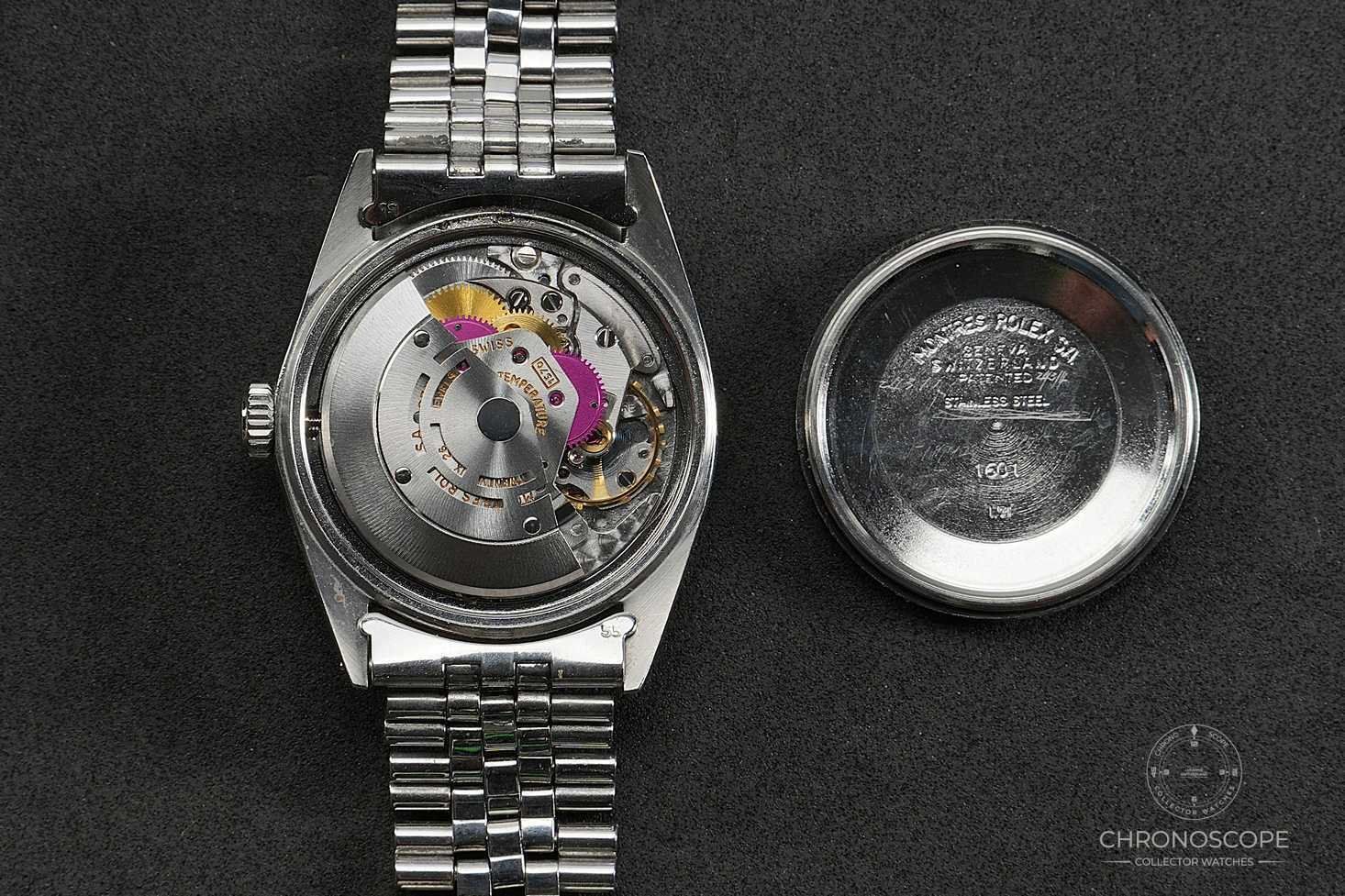 Rolex Orologi: Rolex Vintage Datejust Ref. 1601 from 1971 with blue pie-pan – Usato da Luzern venduto da ChronoScope6004 6