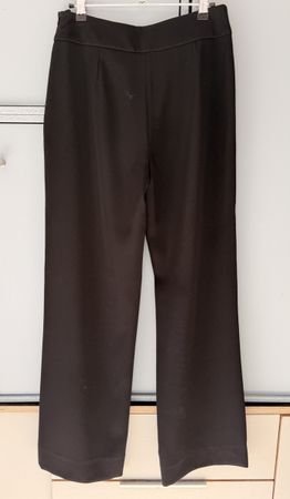 Armani Collezioni Hose 36/38 Schwarz Anzughose Straight Leg
