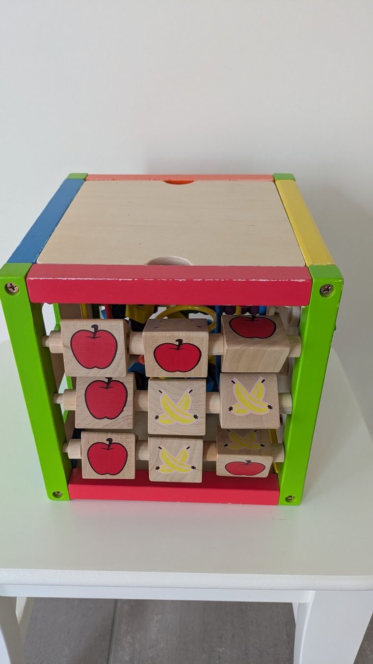 Giocattoli: Spielwürfel (Holz) und Ringstapel von Fisher Price – Usato da Bäretswil venduto da Ober-Land 4