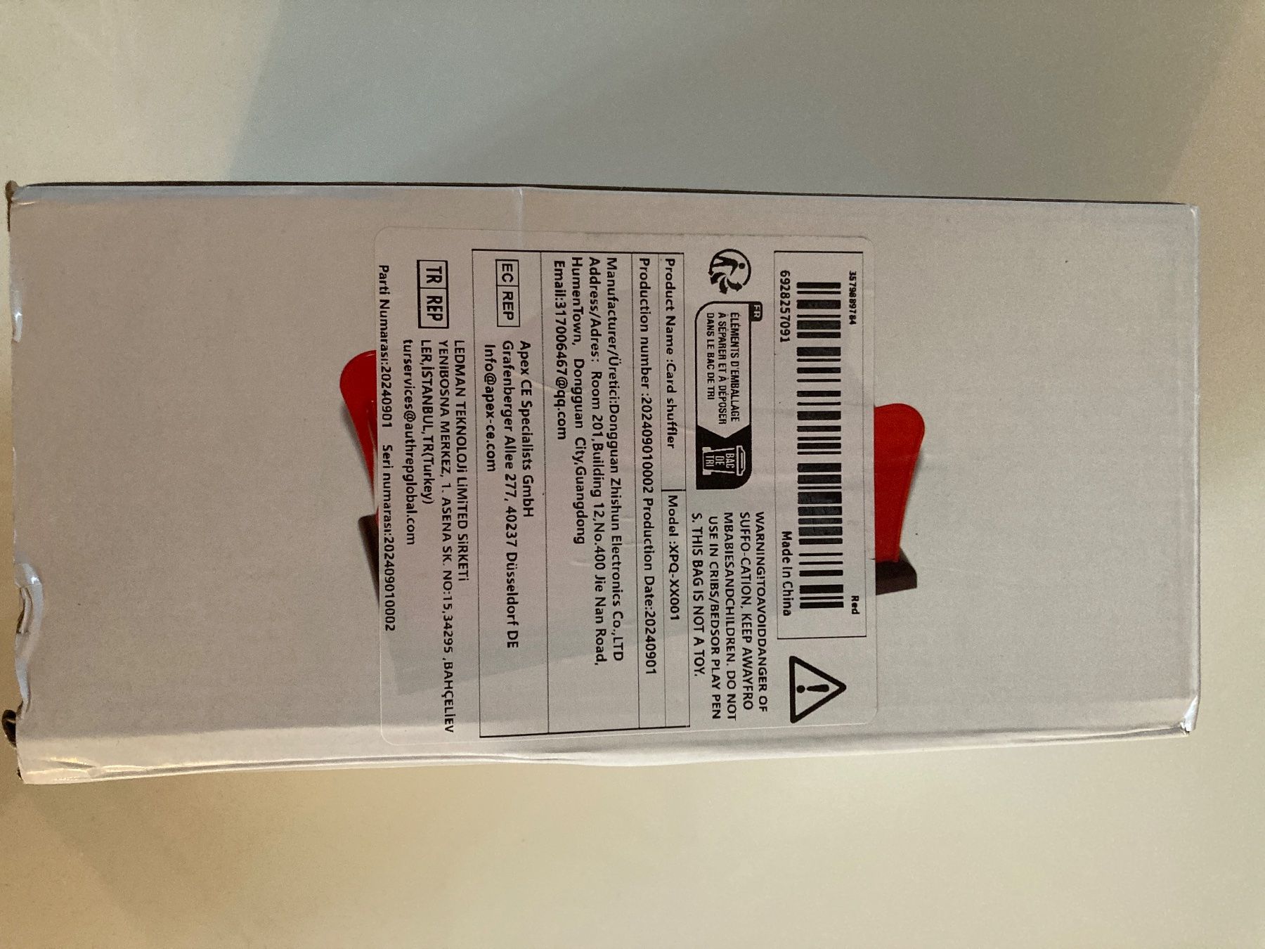 Giochi: Kartenmischer rot neu originalverpackt – Nuovo e nell'imballaggio originale da Bern venduto da yla_88nl 1