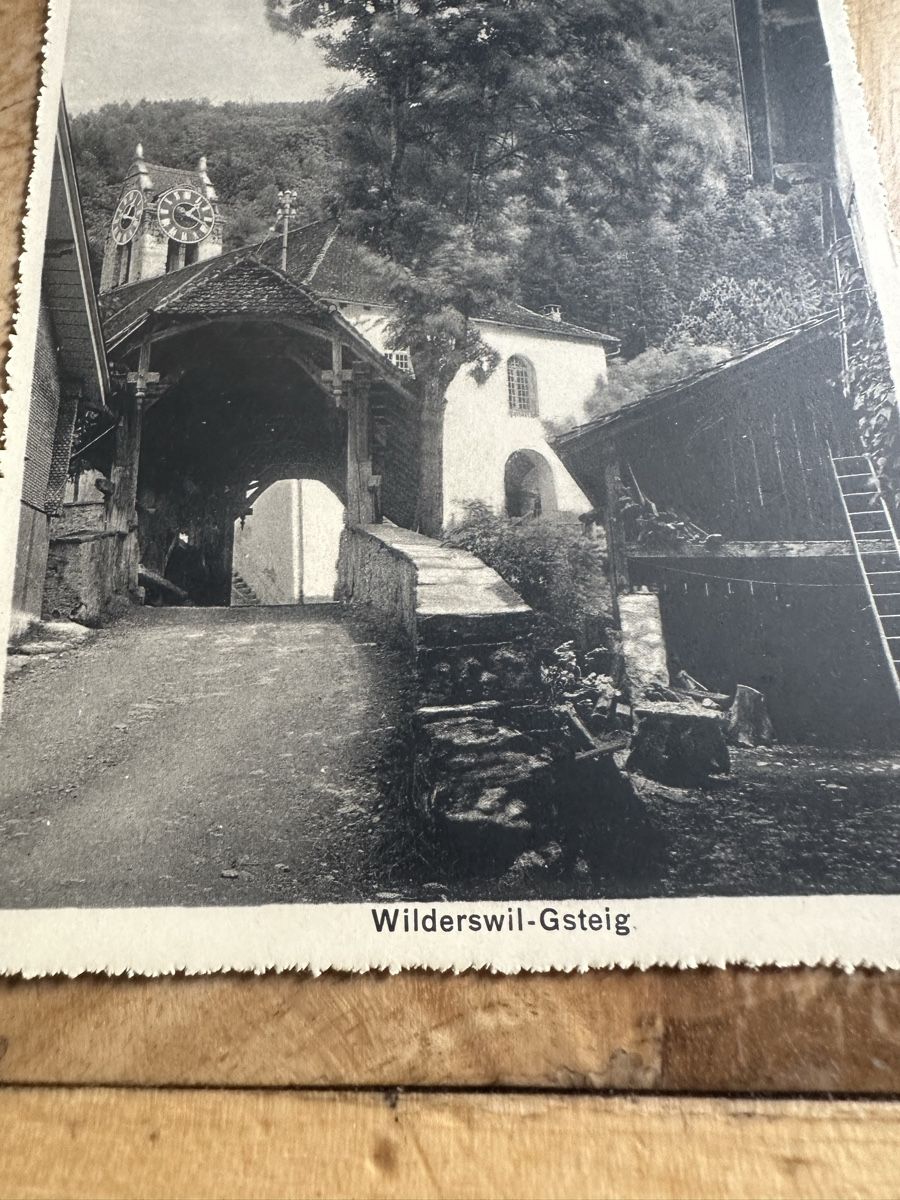 Cartoline postali: AK Wilderswil - Gsteig – Usato da Frauenfeld venduto da aluma14 1