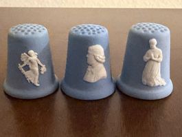 3 Fingerhüte Wedgewood
