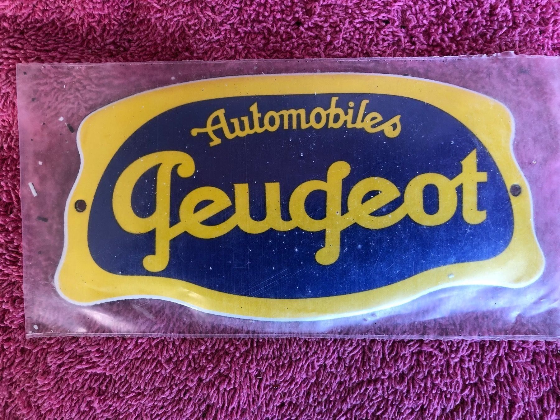 Schilder: Peugeot 205 505 504 Oldtimer – Neu und originalverpackt aus Reinach AG von rares75