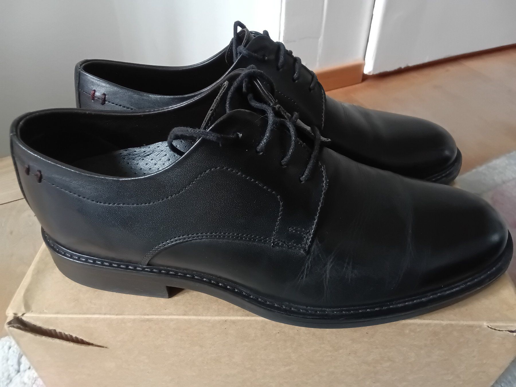 Scarpe da uomo: Herrenschuhe Leder Bata Comfit Grösse 41 – Usato da Münchenstein venduto da purbach1 9