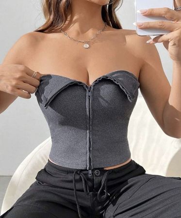 Top top gris S 🪩
