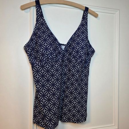 Tankini XL dunkelblau – mit Cups, neuwertig