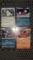 4 Pokemon Karten (Alle Holo / glänzig)