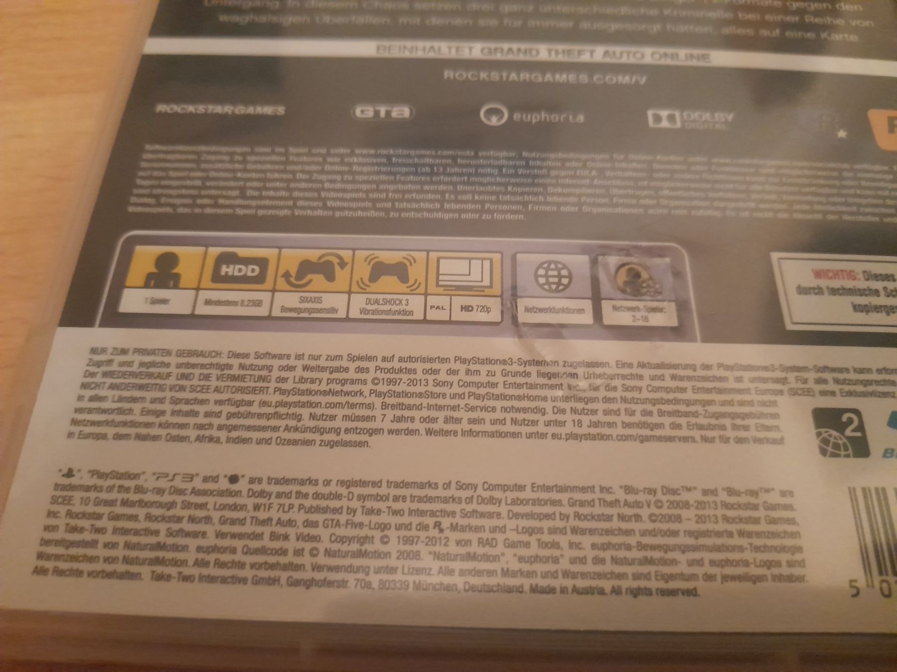 Sony Giochi: Grand Theft Auto V, GTA 5 - PS3 – Usato da Lustmühle venduto da chevi03 3