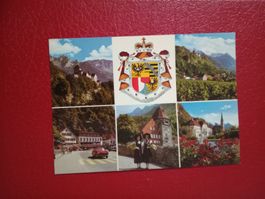 Liechtenstein Vaduz mehrbildrig mit Wappen