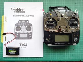 Futaba T10J 10-Kanal RC-Fernsteuerung / Radio Futaba