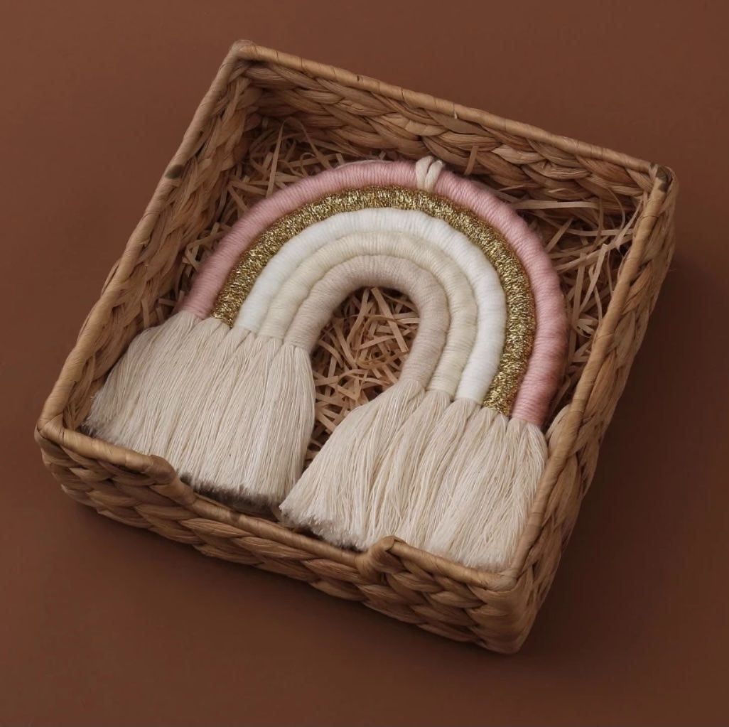 Tutte le decorazioni: Makramee Regenbogen Gold Wandbehang NEU – Nuovo e nell'imballaggio originale da Lachen SZ venduto da Luxolino 1