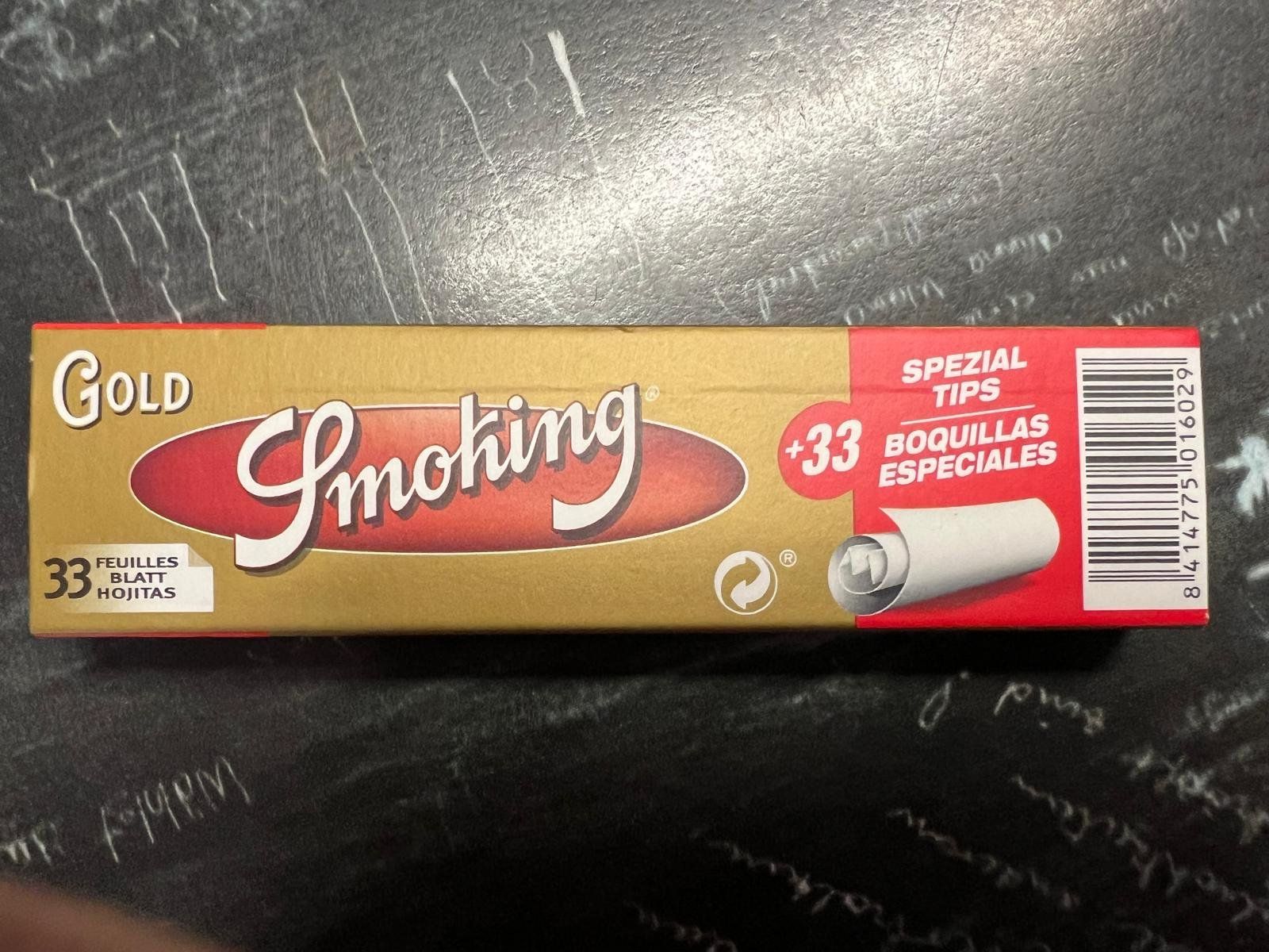 Tabak: 3 x Smoking gold Rolling Papers + Tips – Neu und originalverpackt aus Buchs SG von Pocolocoli 1