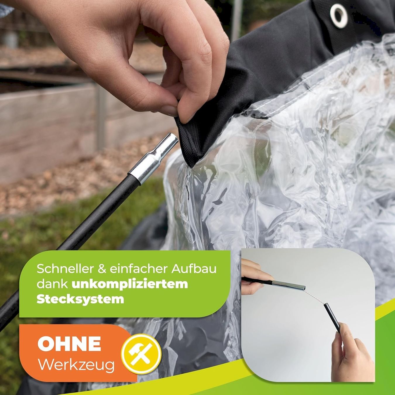 Gartenhäuser & Gewächshäuser: BioGreen Überwinterungszelt 175cm – Neu und originalverpackt aus Bottighofen von zaap 4