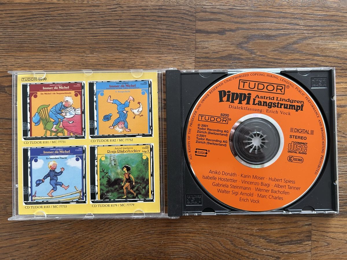 CD: Astrid Lindgren Pippi Langstrumpf Dialektfassung CD – Usato da Wolhusen venduto da eve_m6cg 1