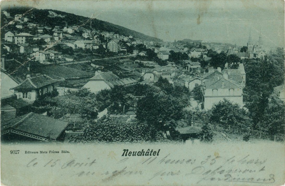 Cartoline postali: Neuchâtel  NE        en 1898 – Usato da Brig venduto da Valcards54