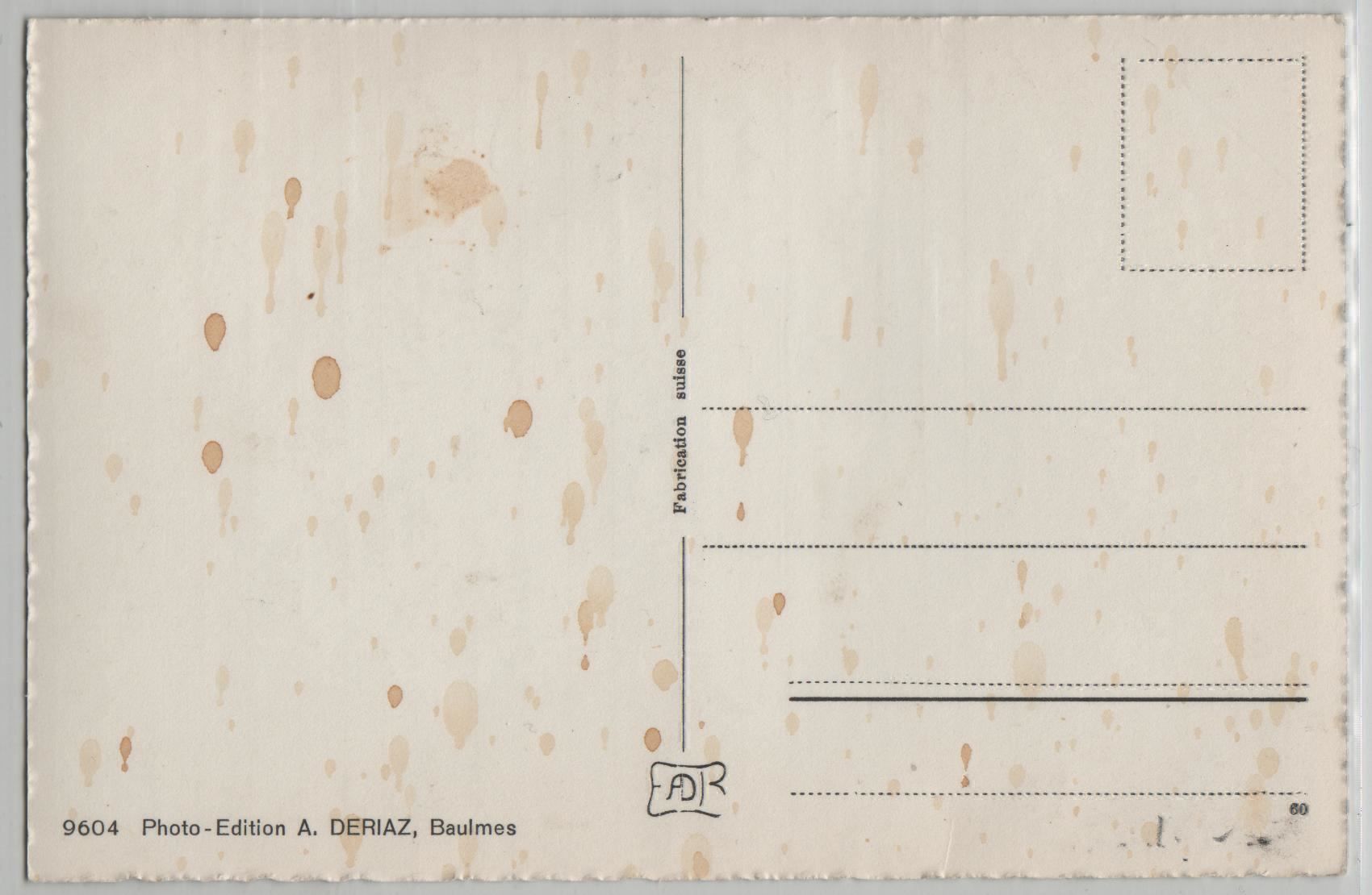 Dipinti: Le Lac Lioson, alt. 1851 m. – Antico da Ettingen venduto da Kartenplanet 1