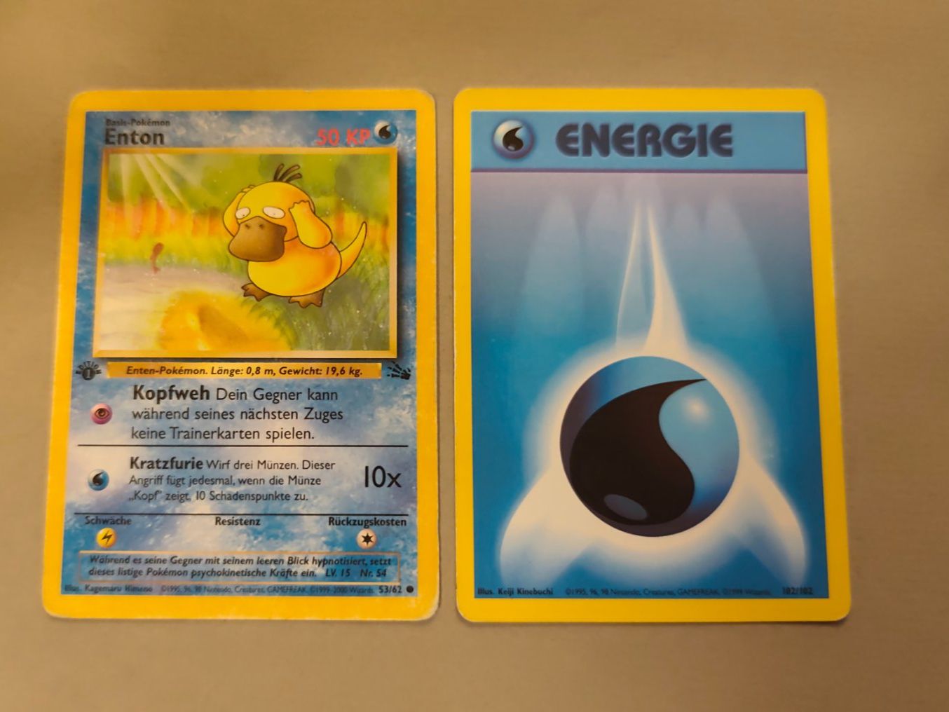 Pokémon Carte collezionabili: Enton 1.st edition/ Psyduck - Fossil – Usato da Kehrsatz venduto da Riyouu 1