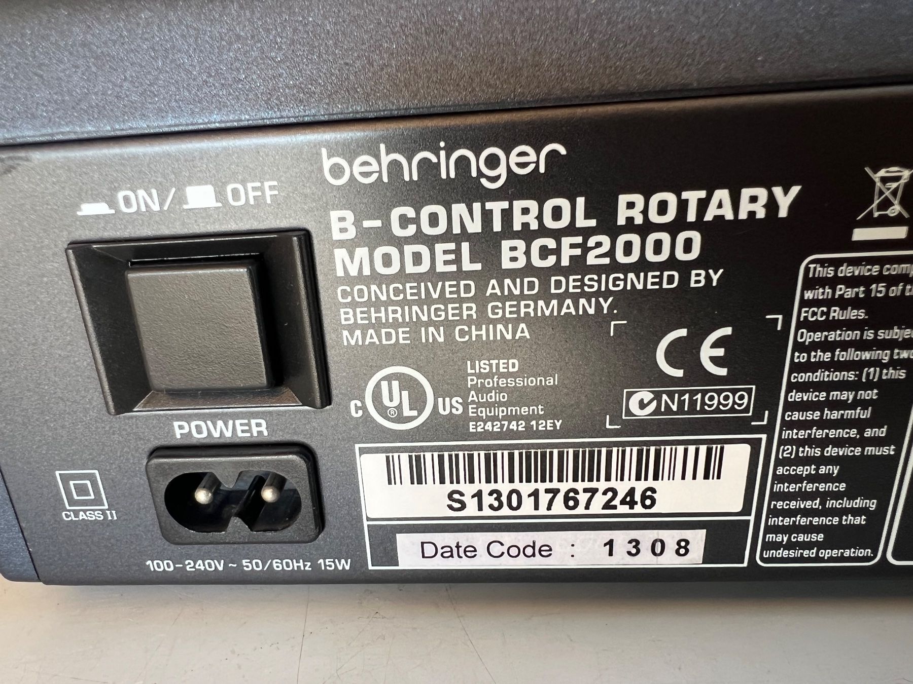 Console di mixaggio: Behringer BCF2000 MIDI Controller - Top Zustand! 🔥 – Usato da Gebenstorf venduto da Secondtronik 5