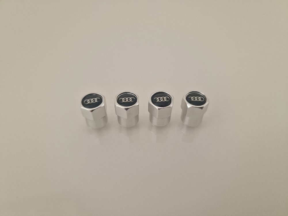 15x Chrom-Ventilkappen Aus Kunststoff – Mit Dichtung, 13,3mm, Universal