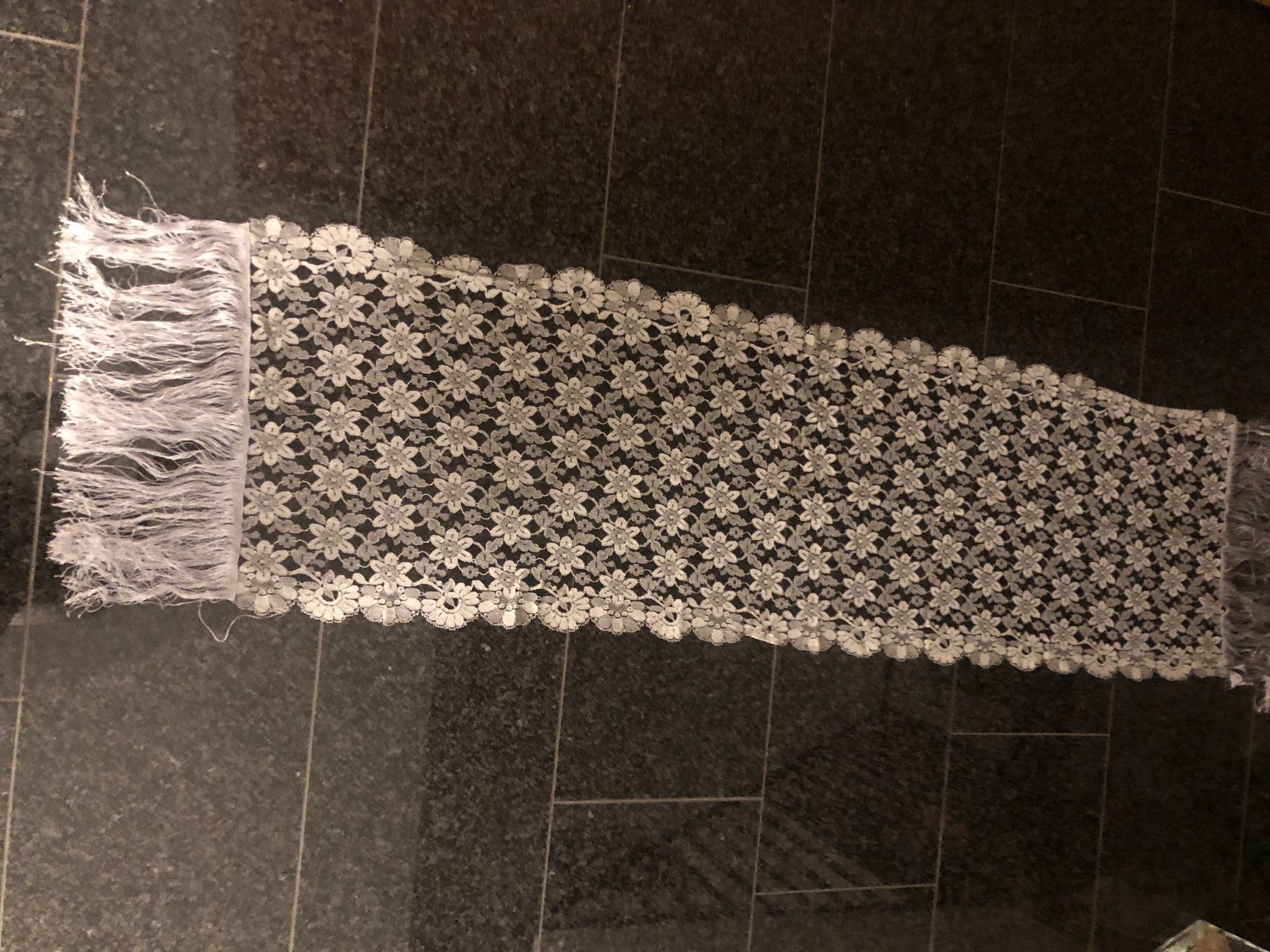 Foulards & écharpes: Spitzenschal hellgrau – D'occasion à Wettswil par haddy91 2