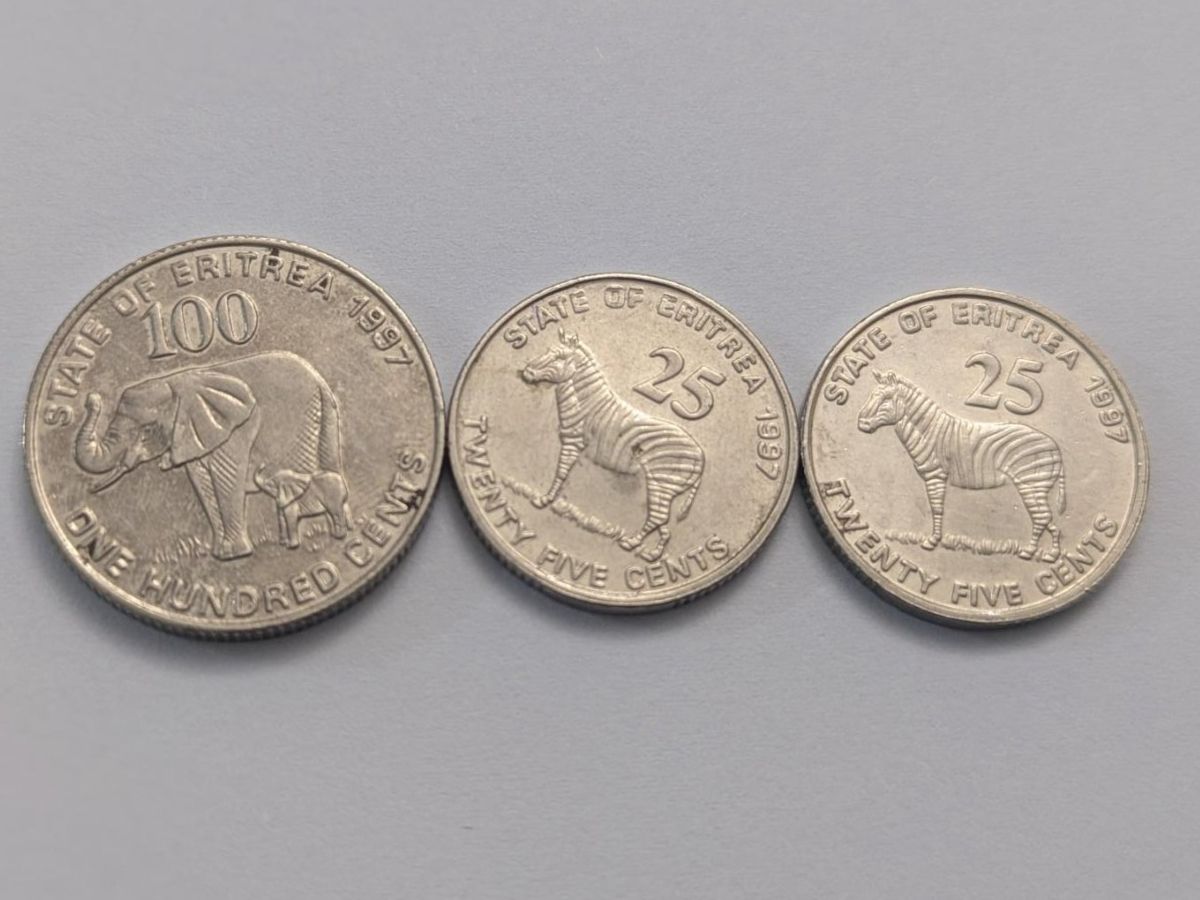 Tutti le monete: Erytrea circulating coins delivery begining of JULY – Usato da Porrentruy venduto da jmbechir 1