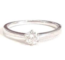 0.24ct. Diamantring / Solitärring 750 Weissgold, statt 1.850