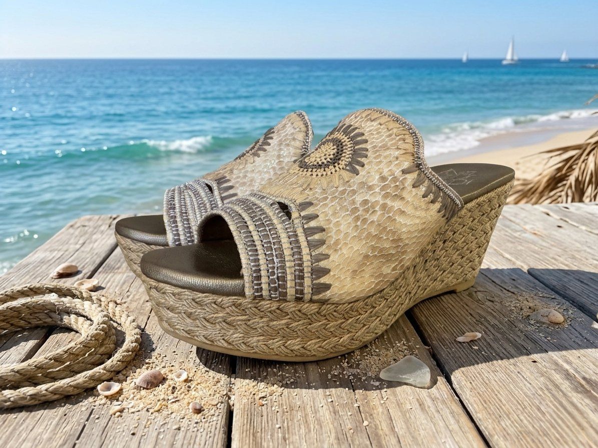 Scarpe da donna: Zeppe "Angel de la Guarda" in pelle Pitone – Nuovo e nell'imballaggio originale da Porza venduto da GioCa65 1