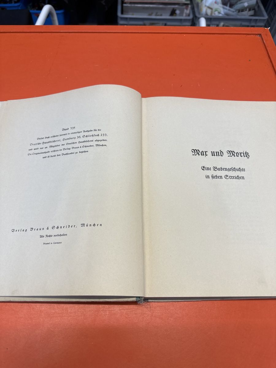 Libri: Wilhelm Busch – Usato da Frümsen venduto da Katzen0 4
