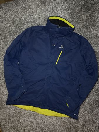 Salomon Ski Jacket blue yellow size XXL