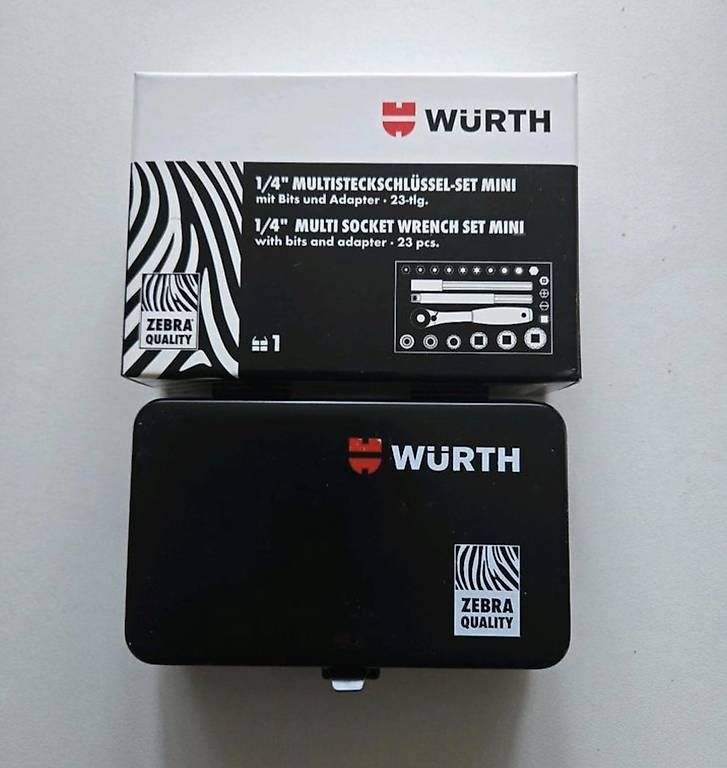 Tutti gli attrezzi: Würth Multisteckschlüssel-Set mini 1/4" – Usato da Tägerwilen venduto da geezee20 2