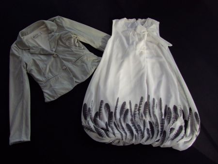 Kleid, Jacket von Carbone 140 -152