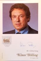 Klaus Bölling 1928-2014 Autogramm Sammelkarte 18x26cm