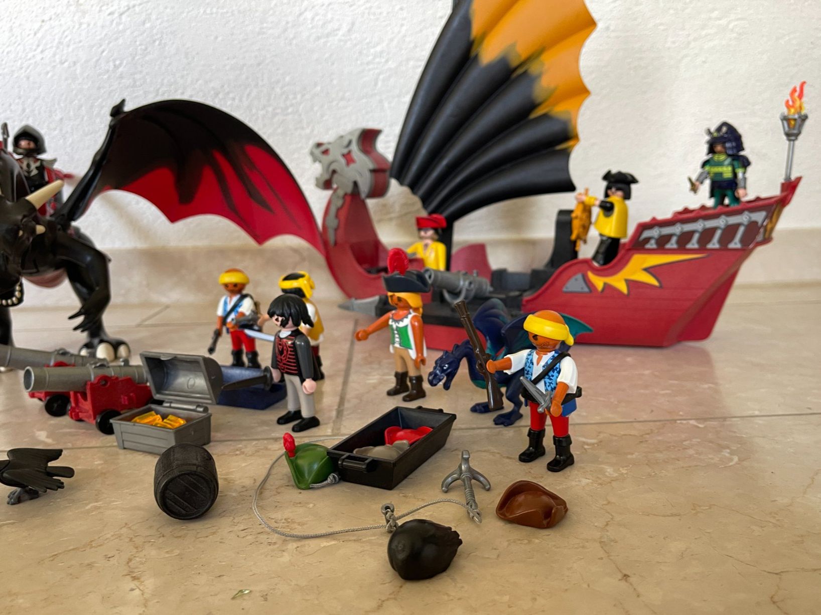 Playmobil Giocattoli: Playmobil: Drachen Schiff Boot Kanonen – Usato da Berikon venduto da Samira08 4