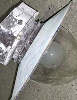 Alte Lampe weiss