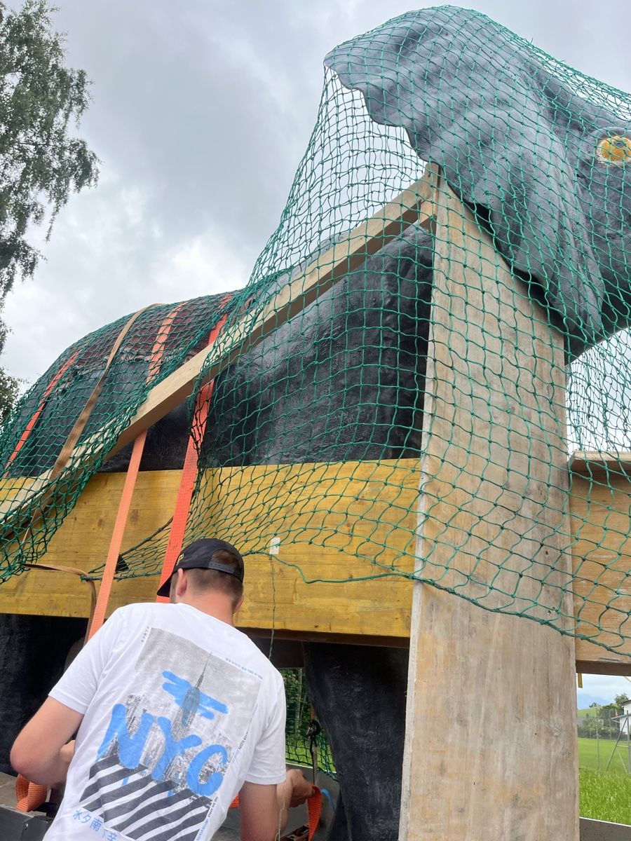 Statuette: Elefant Riesengross 4x3 Meter gross – Usato da Walde SG venduto da buenzli-1 4