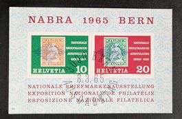 1965, SBK 43, Block NABRA Bern, Zuschlagausgaben