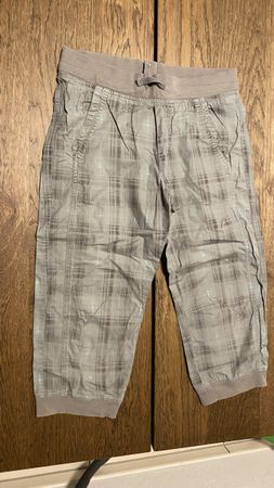 Mädchen 3/4 Hosen kariert Grösse 164 Somemr Kleidung Hosen