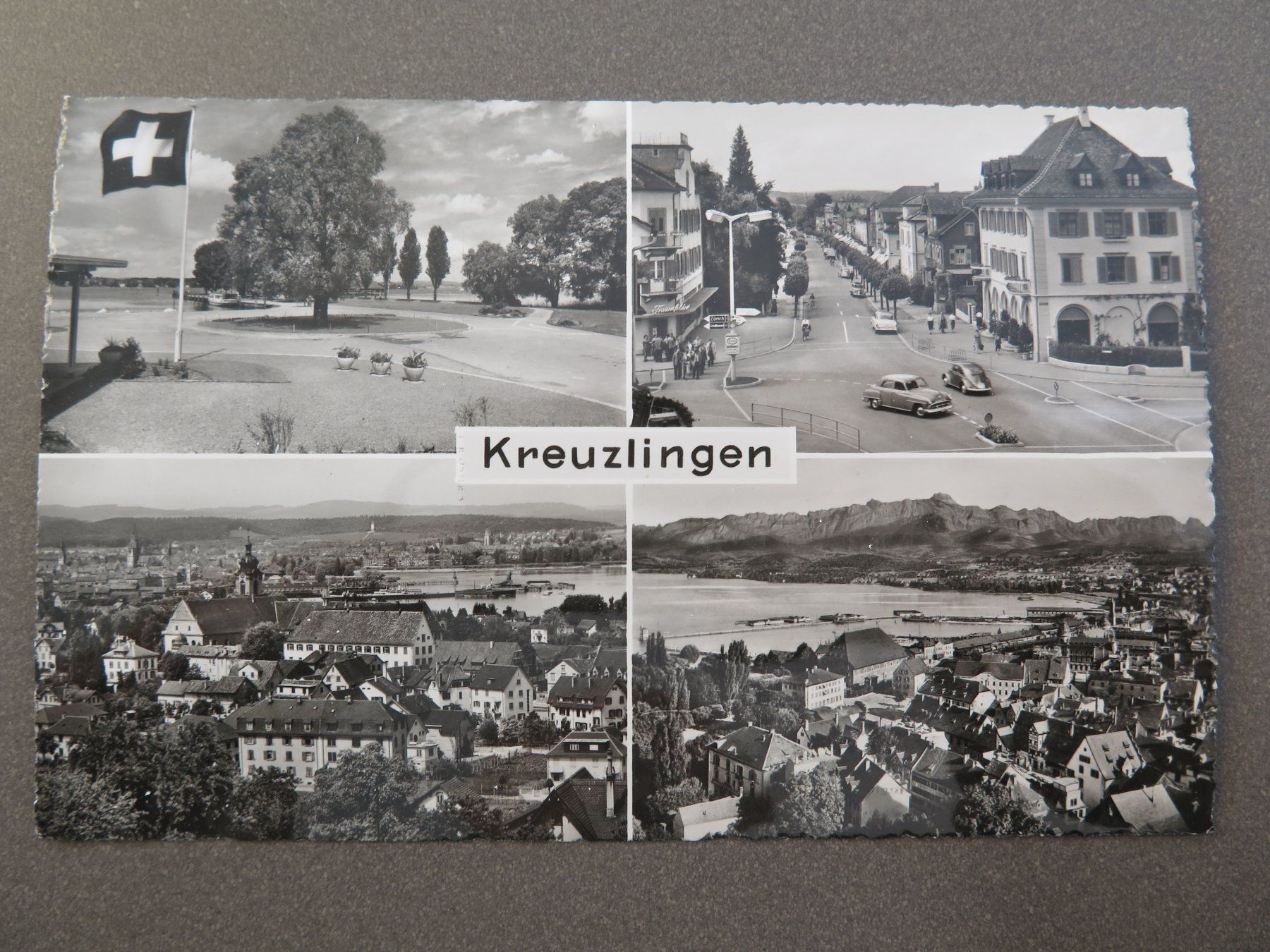 Cartoline postali: KREUZLINGEN - 4-BILDRIGE AK – Usato da Wittenbach venduto da lipasal