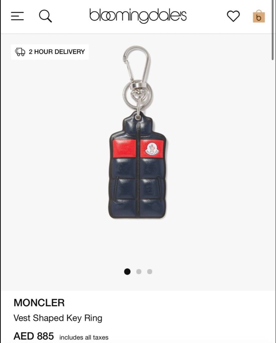 Portachiavi: originaler Moncler Anhänger – Nuovo (secondo la descrizione) da Liebefeld venduto da Ronaldo-1996